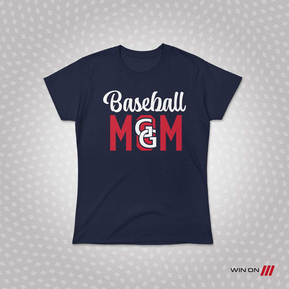 GG Pony Womens Baseball Mom T-Shirt