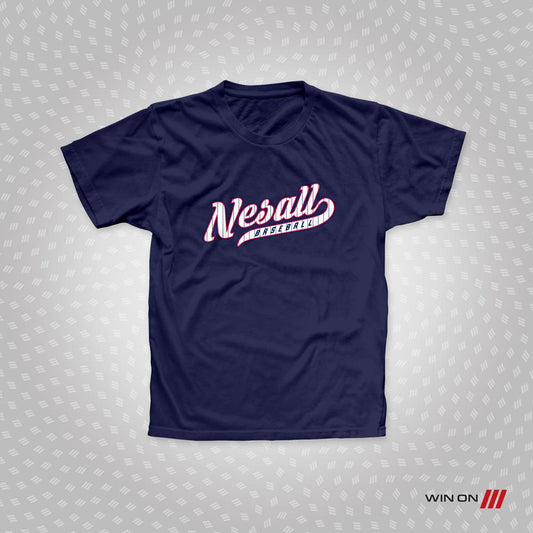 NESALL Baseball  Pinstripe Logo T-Shirt