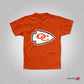 Orange Chiefs Arrowhead T-shirt (Heavy Cotton)