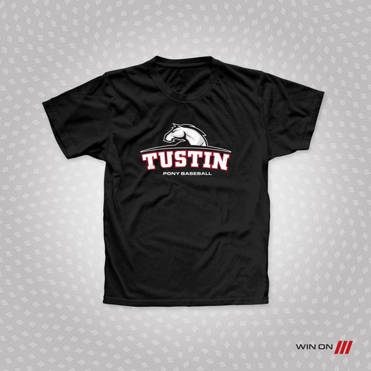Tustin Pony Baseball T-shirt (Heavy Cotton)