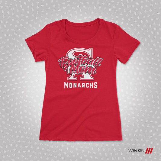 SA Monarchs "Football Mom" T-shirt (Women's)