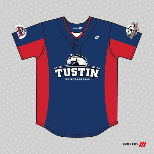 Tustin Pony (Cubs Blue/Red) 2-Button Jersey