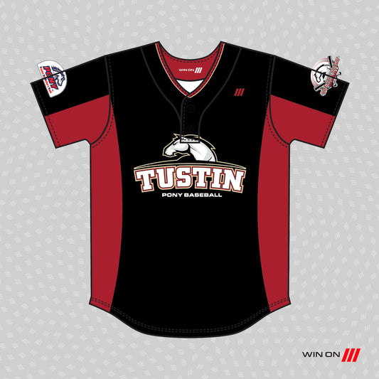 Tustin Pony (D-backs Black/Red) 2-Button Jersey