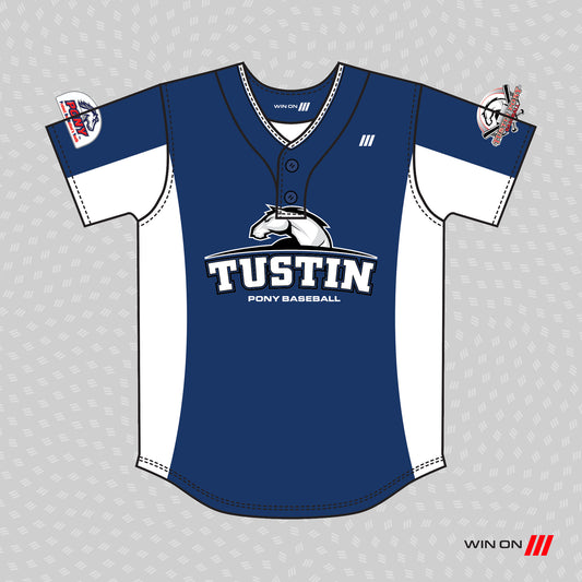 Tustin Pony (Dodgers Blue/White) 2-Button Jersey