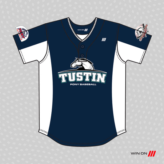 Tustin Pony (Mariners Blue/White) 2-Button Jersey