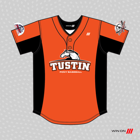 Tustin Pony (Orioles Orange/Black) 2-Button Jersey