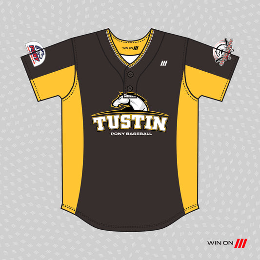 Tustin Pony (Padres Brown/Yellow) 2-Button Jersey