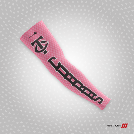 Pink Tustin Cobras "Scales" Compression Sleeve